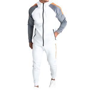 Sudadera con capucha deportiva de invierno de dos piezas de alta calidad para hombre, chándal transpirable de algodón para gimnasio y Fitness para correr - Product Image 6