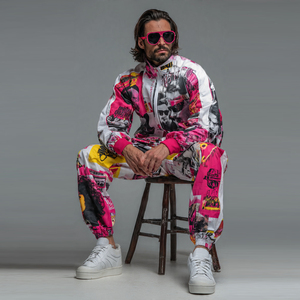 Ensemble de survêtement personnalisé par sublimation pour homme – Sweat à capuche imprimé et pantalon de jogging sublimé pour l'hiver - Product Image 3