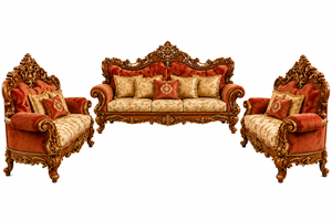 Ensemble de canapé sectionnel carré 7 places sculpté à la main, sur mesure, en teck de luxe, avec un design durable - Product Image 2