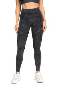 Conjunto de Yoga para Mujer, 2 Piezas, Sin Costuras, Leggings de Cintura Alta, Top Corto con Espalda Cruzada y Cuello Redondo, Spandex, Poliéster, Elástico en 4 Direcciones - Product Image 2