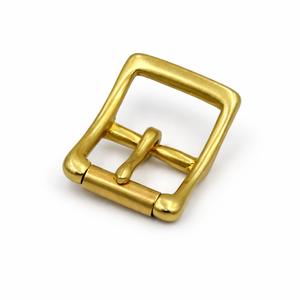 Boucle de fixation en laiton pour sac, type barre roulante centrale pour talon haut, 25 mm - Product Image 3