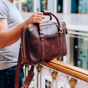 Wholesale High Quality <b>Leather</b> Designer <b>Briefcase</b> Laptop <b>Briefcase</b> Business Office Bag for Men Laptop Handbag Portable LaptopBag - Product Image 1