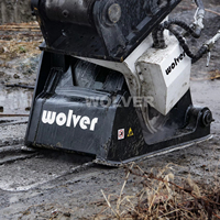 Fraiseuse hydraulique Wolver pour excavatrice 6-9T à couple élevé avec frein de stationnement