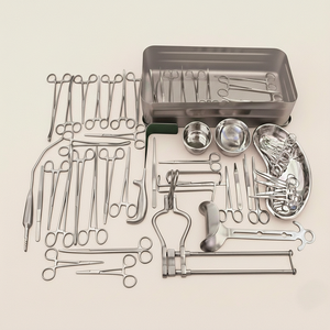 Juego de instrumentos quirúrgicos para cesárea de 59 piezas – Kit de cesárea para obstetricia/ginecología con esterilización - Product Image 1