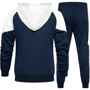 Conjunto Deportivo Casual de Invierno para Hombre, con Capucha, Estilo Pullover, 100% Algodón, Cómodo y Suave, de Dos Piezas - Product Image 6