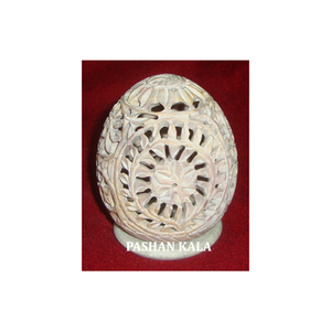 Portavelas de Piedra de Savia de la Mejor Calidad, Pulido, Diseño Natural Tallado a Mano, para Velas de Té, para Navidad, Hogar, Hotel - Product Image 6