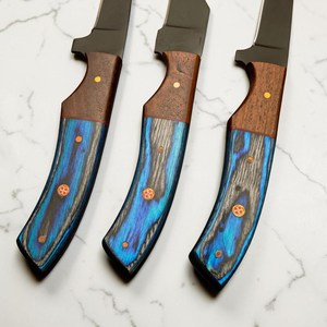 Juego de Cuchillos Profesionales para Filetear Pescado, Hoja Fija de Acero Inoxidable, Funda de Cuero, Ecológicos, Personalizados - Product Image 3