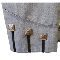 Veste écossaise de haute qualité sur mesure pour hommes, pour les baguettes de hautbois et les parades de majorettes