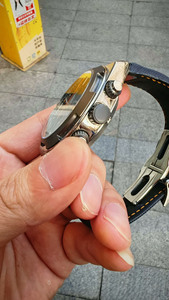 Reloj de Hombre Mecánico Automático con Cronógrafo Deportivo y de Negocios, Correa de Lona, Esfera Azul Lujosa, Artesanía Heredada - Product Image 4