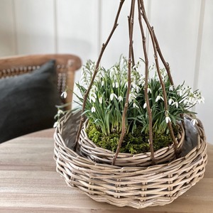 Jardinière et porte-plantes en rotin moderne, écologique et fait main du Vietnam pour la maison et le jardin - Product Image 4
