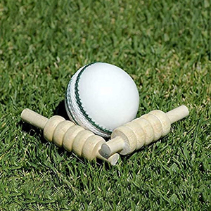 Pelota de Cricket Blanca de Cuero de Dos Piezas - Color/Logotipo/Tamaño Personalizables, Pelota de Cricket Blanca Cosida a Mano de Alta Calidad y Duradera - Product Image 5