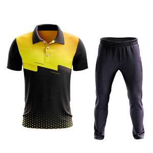 Uniforme para Equipo de Cricket con Logotipo Personalizado, Jersey de Manga Corta y Pantalones, Proveedor Mayorista de Fábrica OEM - Product Image 1
