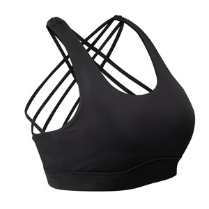 Sujetador deportivo de alto rendimiento para mujer con bolsillos - Negro - Product Image 3