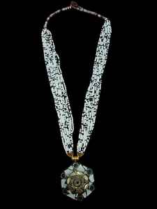 Collares de Moda al por Mayor con Colgantes de Mosaico de Cuentas, Joyería Artesanal Creativa para Mujer, Joyería Bohemia de Moda para Aniversarios - Product Image 3