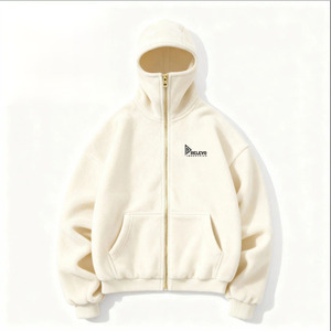 เสื้อฮู้ดดี้ผู้ชาย ผ้าฟลีซ 430 กรัม ทรงปกติ พิมพ์ลายดิจิตอล สีพื้น ย้อมสี 100% ผ้าฝ้าย สปริง สตรีทแวร์ เป็นมิตรกับสิ่งแวดล้อม สีพื้น 2 ชิ้น - Product Image 5