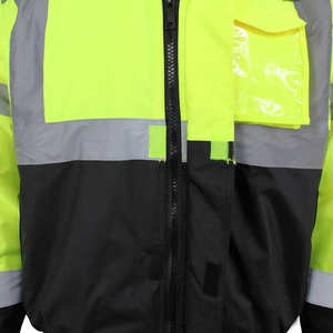 Chaquetas de Alta Visibilidad Reflectantes para Trabajo, OEM, de Alta Calidad, Impermeables, Resistentes al Viento, para Adultos - Product Image 5