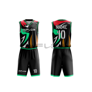 Conjunto de Uniforme de Baloncesto Reversible Personalizable a Precio Económico, Transpirable, para Entrenamiento, para Hombre - Product Image 2