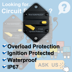 150A Ignition Protected Panel Mount <b>Circuit</b> <b>Breaker</b> for Automotive - Product Image 5