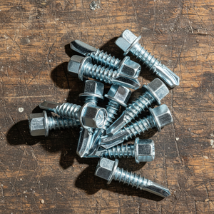 PDC Hex Head Self-Drilling <b>Screws</b> Carbon Steel Zinc/<b>Galvanized</b>/Phosphate Finish Metric/Inch Class 8 Grade Customizable Length - Product Image 1