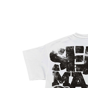 Self Made Freedom Printed Regular Fit <b>Men's</b> Street Style Short Sleeve <b>White</b> 100% Cotton Jersey <b>Turtleneck</b> Eco-Friendly - Product Image 3