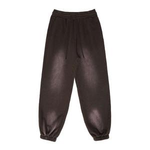 Pantalones de chándal personalizados para hombre con cordón, lisos, casuales, holgados, con logo estampado, de talla grande - Product Image 1