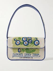 Bolso de Hombro Artesanal con Cuentas, Cartera Tipo Clutch Cuadrada, Bolso Bandolera con Solapa Bordada para Uso Diario, Fiestas y Viajes - Product Image 4