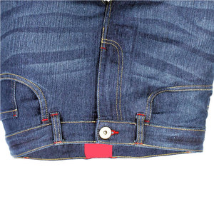 Shorts en jean délavé premium pour homme, style charpentier, taille élastique, mode urbaine - Product Image 2