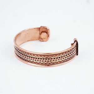 Pulsera de cobre de gran tamaño para artritis, brazalete de alta calidad para aliviar el dolor, joyería de Metal Unisex para venta al por mayor - Product Image 2