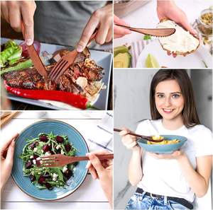 Cuillères en bois ou ustensiles de cuisine pour remuer les aliments acides, protégeant les ustensiles antiadhésifs des rayures et résistant aux températures extrêmes - Product Image 4