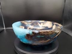 <b>Rustic</b> <b>wood</b> and resin fruit bowl epoxy handmade wooden serving bowl natural grain design home decor centerpiece - Product Image 2