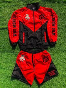Conjunto Deportivo de Verano para Hombre, Transpirable, con Capucha, Ligero, 100% Poliéster y Nailon, con Pantalones Cortos - Product Image 5