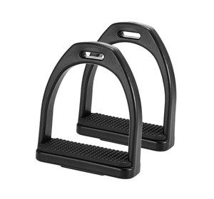 อานม้าเหล็กสีดำแบบมีลายกันลื่น ขนาด 50x20x40 ซม. สำหรับขี่ม้า - Product Image 2