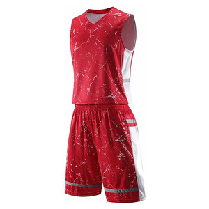 Nouveau design de maillot de basket-ball, uniforme d'équipe personnalisé confortable, séchage rapide, évacuation de l'humidité, vêtements de sport sans manches, directement pour hommes - Product Image 1