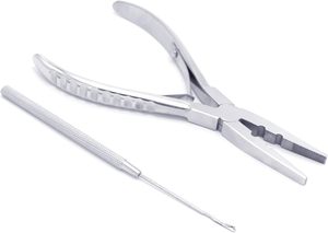 คีมต่อผม เครื่องมือสแตนเลสสำหรับติดตั้งและถอดออก พร้อมกระเป๋าซิป - Product Image 4