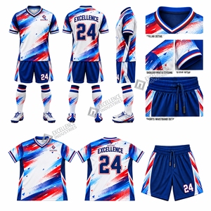 Conjunto de Uniforme de Fútbol Personalizado, Camiseta de Fútbol, Uniforme Deportivo, Equipación de Equipo, Ropa de Entrenamiento, Tela Transpirable, Diseño Personalizado - Product Image 6