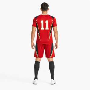 Tenue de football personnalisée par sublimation pour hommes et jeunes, maillot et short de football à séchage rapide, vêtements de sport d'équipe, fabricant OEM - Product Image 2