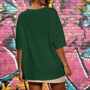 Camiseta Personalizada con Cuello en V y Estampado de Número, al por Mayor, Unisex, Estilo Urbano, Informal, de Verano, en Jersey de Poliéster - Product Image 6