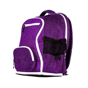 Hot Selling Lightweight Water Resistant Glitter Backpack Padded Back Chain <b>Strap</b> <b>Adjustable</b> <b>Straps</b> for Cheerleading Dance - Product Image 2