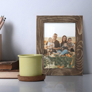 Marco de fotos de madera de pino de alta calidad, diseños modernos y elegantes, vidrio transparente para uso en mesa de pared, ideal para regalo y fines decorativos - Product Image 6