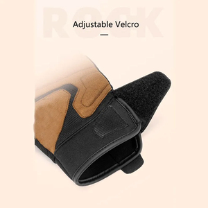 Gants de cyclisme à doigts entiers antidérapants avec fermeture auto-agrippante et rembourrage en gel pour femmes et hommes, pour le sport - Product Image 5