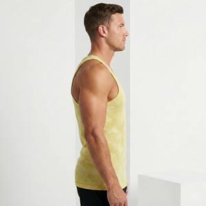 Camiseta sin mangas acanalada para hombre, estilo vintage de los 90, corte ajustado, estilo Y2K, 100% algodón, transpirable, de secado rápido y ecológica. - Product Image 3