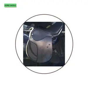 Selle de cheval anglaise de couleur personnalisée de haute qualité en cuir de style occidental prêt pour l'exportation en vrac excellent approvisionnement dans le monde entier - Product Image 1