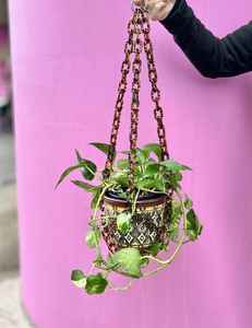 Cadena de Resina con Patrón de Mármol Gris Personalizada para Decoración del Hogar, Escultura de Lujo para Interiores, Accesorio Moderno para Escritorio de Oficina - Product Image 6