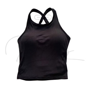 Camiseta sin Mangas Deportiva de Alta Calidad para Mujer, Color Sólido, Informal, de Secado Rápido y Transpirable - Product Image 3