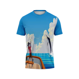 T-shirt de pêche pour homme, performance optimale, construction confortable pour les longues journées de pêche en plein air - Product Image 5