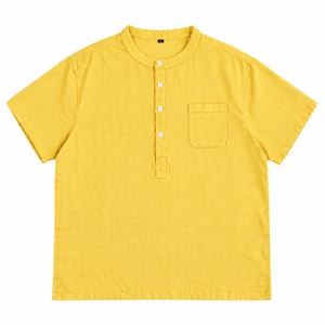 Fabricante de Ropa de Bangladesh, Camisa Casual de Manga Corta con Botones para Hombre, Talla Grande, 100% Algodón Popelina, Ligera, Corte Regular - Product Image 3