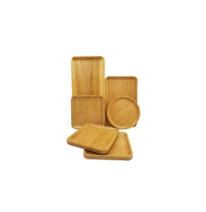Elegantes Multifunktionales Holztablett für Küche und Gastronomie - Hochwertiges 99GD Ovales Umweltfreundliches Holztablett aus Vietnam - Product Image 1