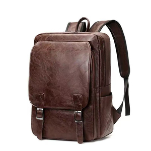 Mochila Antirrobo de Cuero PU Vintage 2026, Gran Capacidad, Cierre de Cremallera y Broche, Correas de Hombro Unisex, Diseño Suave - Product Image 1