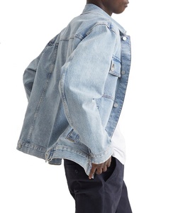 2025 New Style Street Color Black Color <b>Mens</b> <b>Denim</b> <b>Jacket</b> Lined With Fur Fall Winter Season In Good Design - Product Image 4