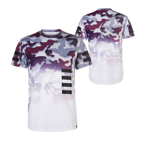 Camisetas unisex sublimables en blanco para transferencia de calor, material de poliéster de alta calidad, ideal para proyectos de impresión DIY. - Product Image 4